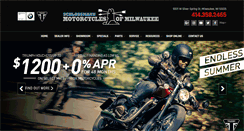Desktop Screenshot of motorcyclesofmilwaukee.com